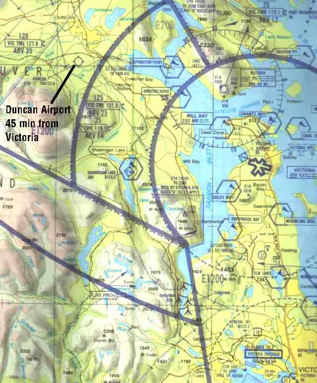Duncan Airport chart